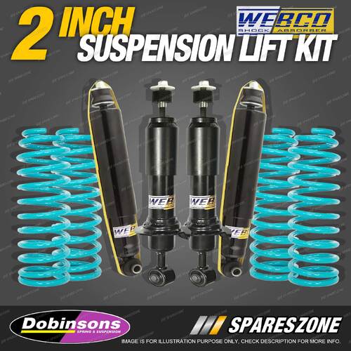 2" 50mm Foam Cell Lift Kit Shocks Dobinsons Coils for Nissan Pathfinder R51