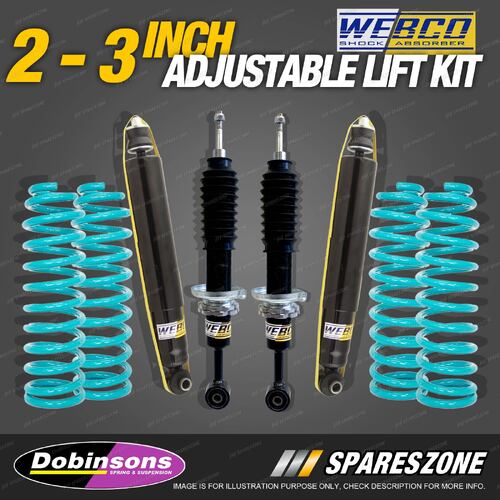 2 - 3 Inch Adjustable Lift Kit Dobinsons Coil Spring for Isuzu Mu-X UCS85 13-21