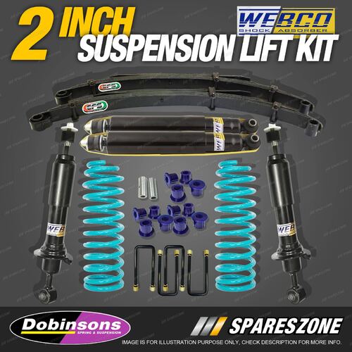 2" 50mm Lift kit HD Strut Dobinsons Coil EFS Leaf springs for Triton ML MN