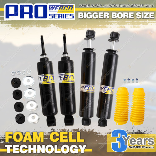 Front Rear 2" Lift Foam Cell Shock Absorbers for Toyota Tarago Emina Estima YR31