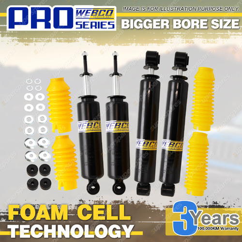 Front Rear 2" Lift Foam Cell Shock Absorbers for Mazda B Series Ute B2600 96-02