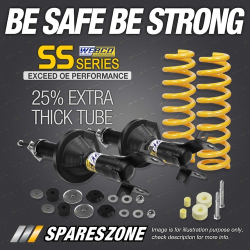 Front Webco Pro Shock Absorbers STD King Springs for FORD FALCON UTE XH 96-99