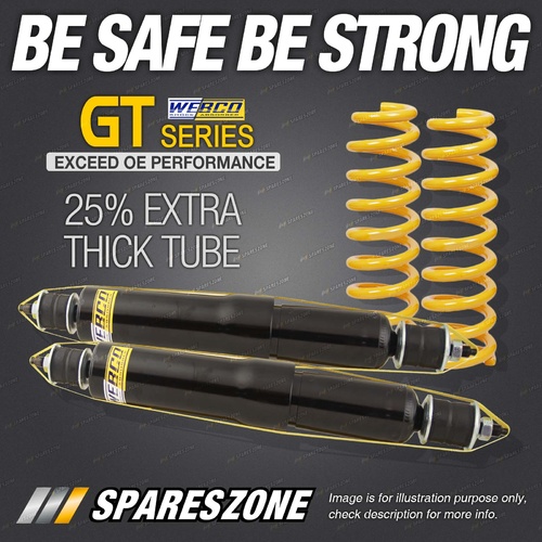 Front Webco HD Pro Shock Absorbers King Springs for LANDROVER DEFENDER 110 130