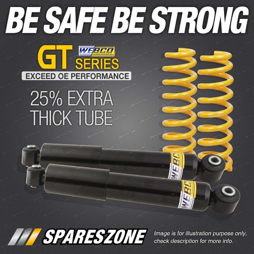 Front Webco HD Pro Shock Absorbers King Springs for LANDROVER DISCOVERY 99-02