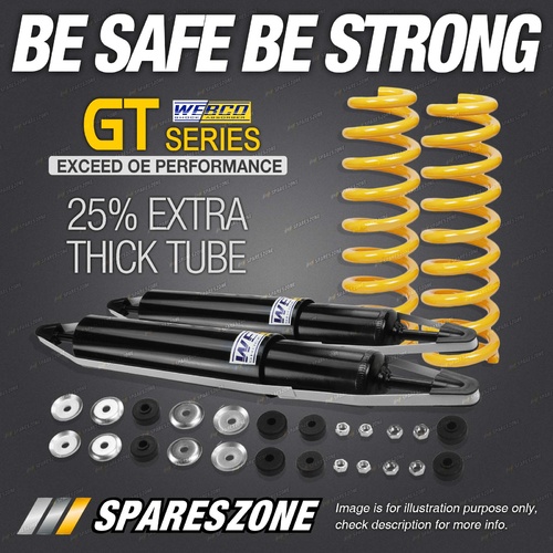 Front Webco Shocks Raised King Spring for LANDCRUISER 80 105 FJ HDJ HZJ FZJ