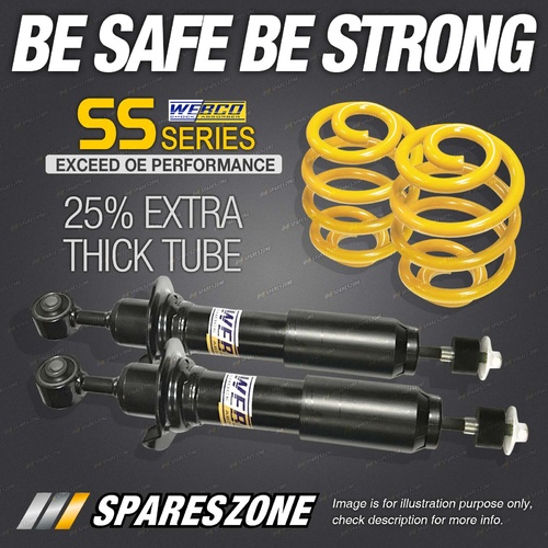 Front Webco Shock Absorbers Lowered King Springs for TOYOTA PRADO 120 150 Series