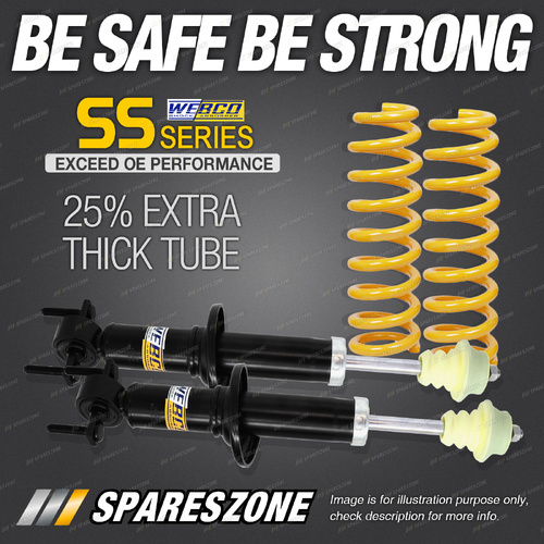 Front Webco Shock Absorbers Standard Springs for Volkswagen Amarok NF 6Cyl 3.0TD