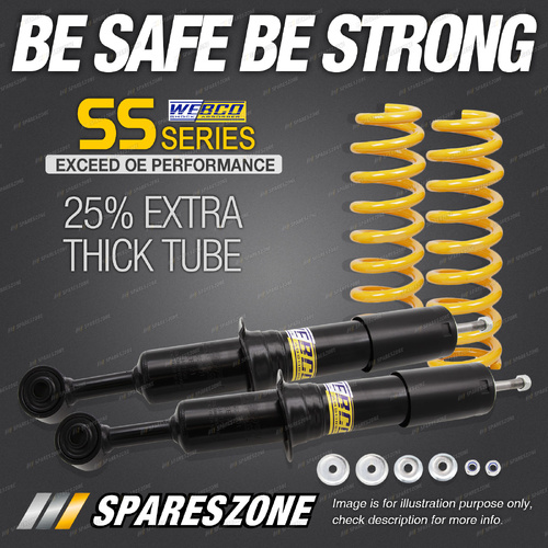 Front Webco Shock Absorbers Raised Springs for Great Wall Tank 300 2.0 Petrol