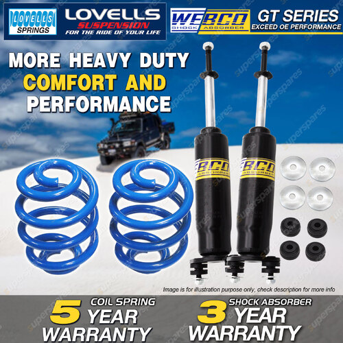 Front Webco HD Shock Absorbers Sport Low Springs for FAIRLANE LTD LANDAU ZK ZL