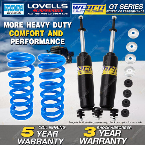 Front Webco HD Shock Absorbers STD Springs for FORD FAIRLANE LTD LANDAU ZK ZL