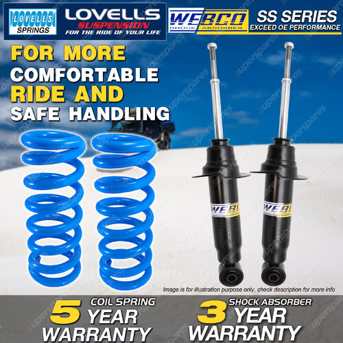 Front Webco Shock Absorbers STD Springs for MITSUBISHI Pajero NM LWB SWB 00-02