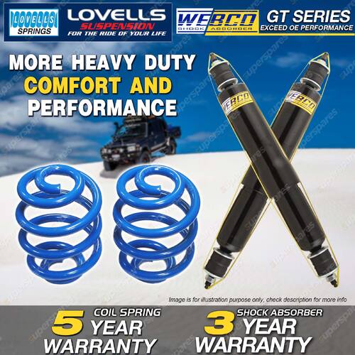 Front Webco Shock Absorbers Lovells Sport Low Springs for FORD MUSTANG 67-70