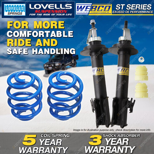 Front Webco Shock Absorbers Sport Low Spring for LEXUS ES300 VXV10 VCV11 92-95