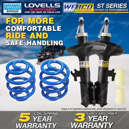 Front Webco Shock Absorbers Sport Low Spring for LEXUS ES300 VXV10 VCV11 95-96
