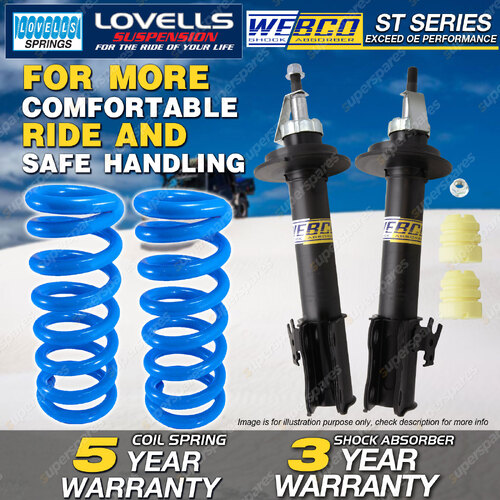 Front Webco Shock Absorbers Lovells STD Spring for LEXUS ES300 VXV10 VCV11 92-95