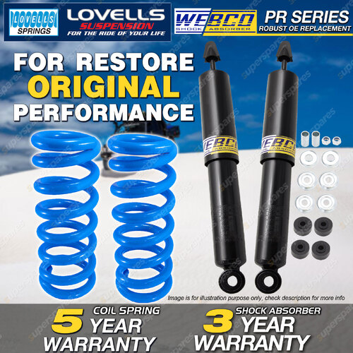 Front Webco Shock Absorbers Raised Springs for SUZUKI JIMNY 4WD JA33 SN413