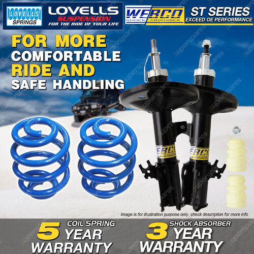 Front Webco Shock Absorbers Super Low Springs for TOYOTA AVALON MCX10 V6 Sedan