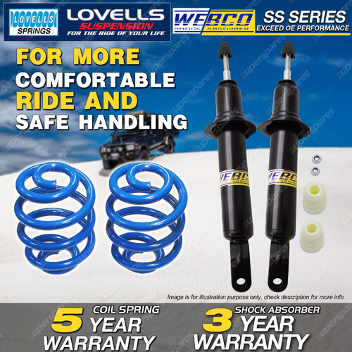 Front Webco Shock Absorbers Sport Low Springs for FORD Falcon FG XR6 XR8 08-ON