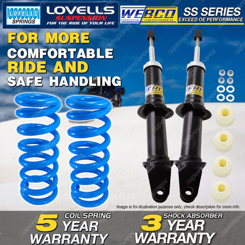 Front Webco Shock Absorbers STD Springs for FORD Falcon BA BF I XR8 GT GTP