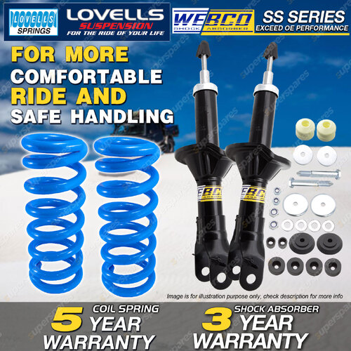 Front Webco Shock Absorbers STD Springs for FORD Falcon XH Fairlane NA NC LTD