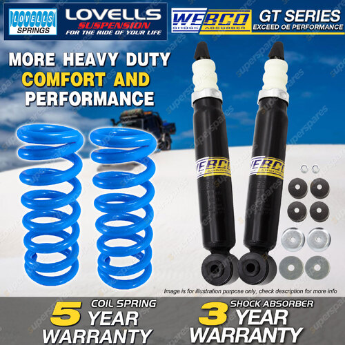 Rear Webco Shock Absorbers Lovells STD Spring for FORD Falcon XE XF Sedan S Pack