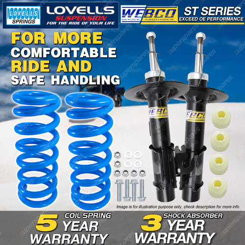 Front Webco Shock Absorbers STD Springs for HOLDEN Commodore VE w/FE2 06-13