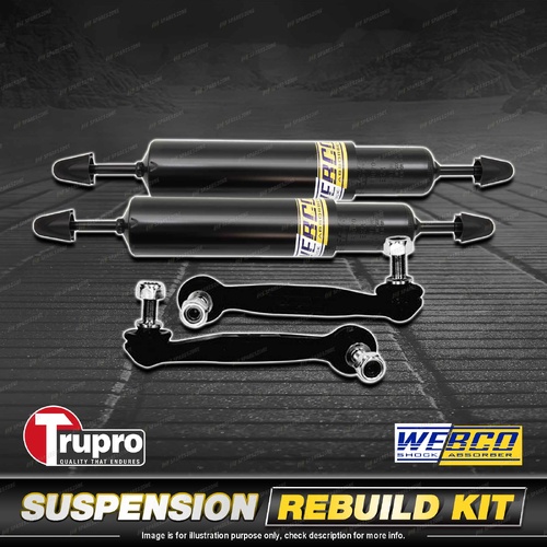 Rear Webco Shock Absorber Trupro Sway Bar Link Kit for BMW X1 E84 sDRIVE 10-15