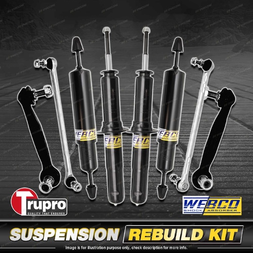 Front + Rear Webco Shock Absorber Sway Bar Link Kit for BMW X1 E84 sDRIVE 10-15