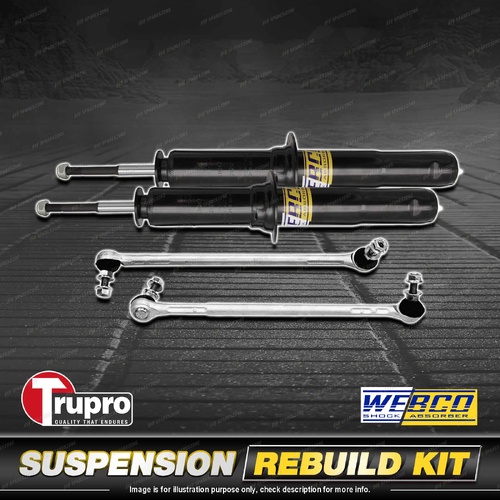 Front Webco Shock Absorber Trupro Sway Bar Link Kit for BMW X1 E84 xDRIVE 10-15