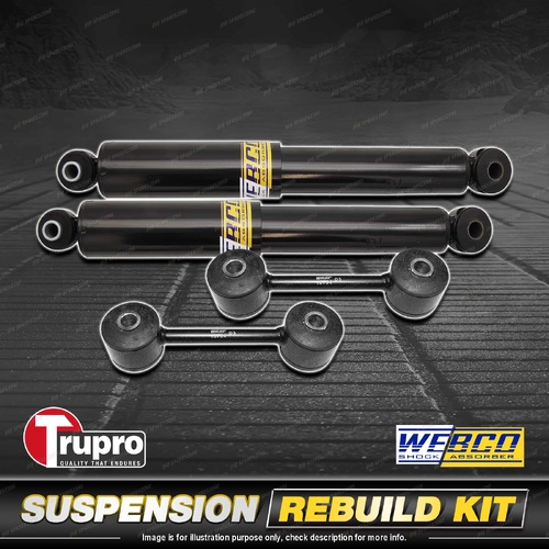 Rear Webco Shock Absorber Trupro Sway Bar Link Kit for Chrysler Grand Voyager GS