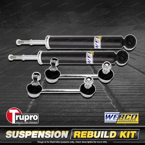 Rear Webco Shock Absorber Trupro Sway Bar Link Kit for Kia Sportage SL SUV 14-16