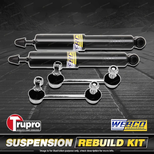 Rear Webco Shock Absorber Trupro Sway Bar Link Kit for Kia Sportage SL 10-13