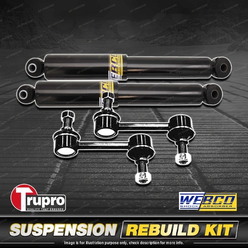 Rear Webco Shock Absorber Trupro Sway Bar Link Kit for Kia Sorento XM SUV 11-12
