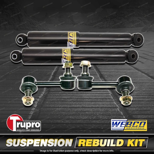 Rear Webco Shock Absorber Trupro Sway Bar Link Kit for Kia Sorento XM SUV 12-15