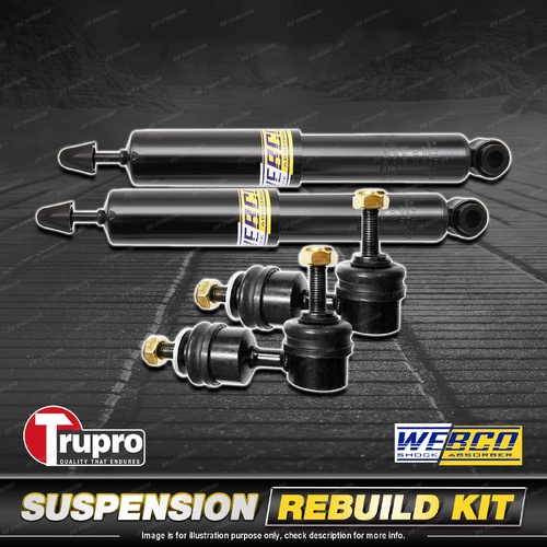 Rear Webco Shock Absorber Trupro Sway Bar Link Kit for Ford Focus LV 2.0 09-11