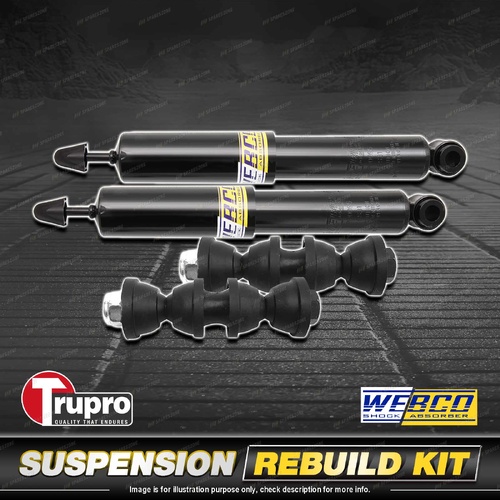 Rear Webco Shock Absorbers Trupro Sway Bar Links for Ford Focus LS LT 2.0 05-09