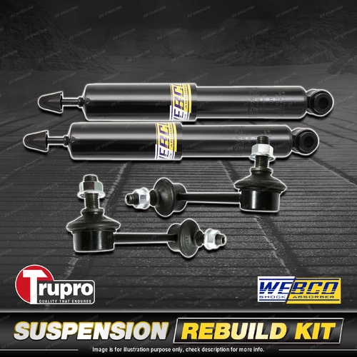 Rear Webco Shock Absorber Trupro Sway Bar Link Kit for Mazda CX-7 ER 11/06-01/12