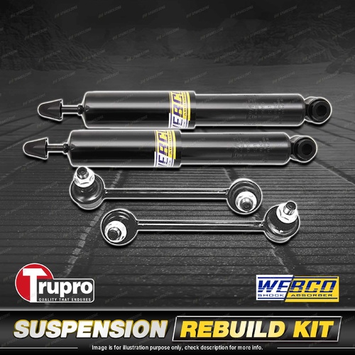 Rear Webco Shock Absorber Trupro Sway Bar Link Kit for Mazda CX-5 KF 3/2017-On