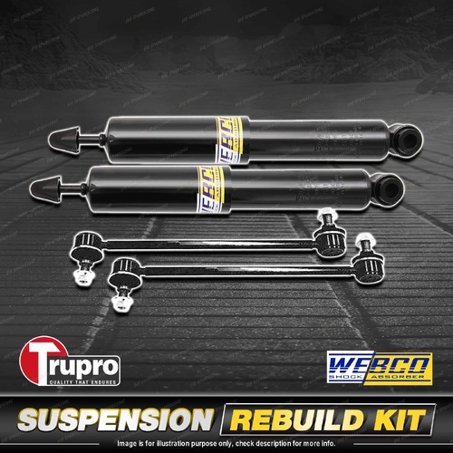 Rear Webco Shock Absorber Sway Bar Link Kit for Toyota Corolla ZRE152R 07-On