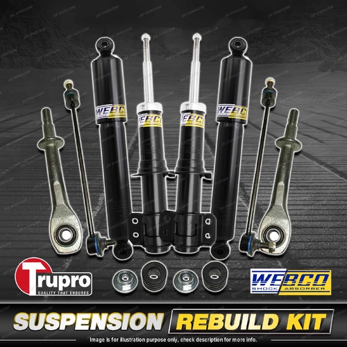 Front + Rear Webco Shocks Sway Bar Links for Ford Territory SX SY AWD 07-11