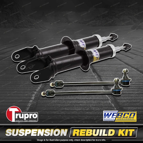 Front Webco Shock Absorber Sway Bar Link Kit for Ford Territory SX SY 2WD 07-11