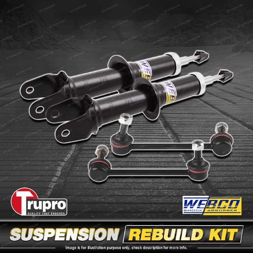 Rear Webco Shock Absorber Sway Bar Link Kit for Honda Accord CP Sedan 2008-2013