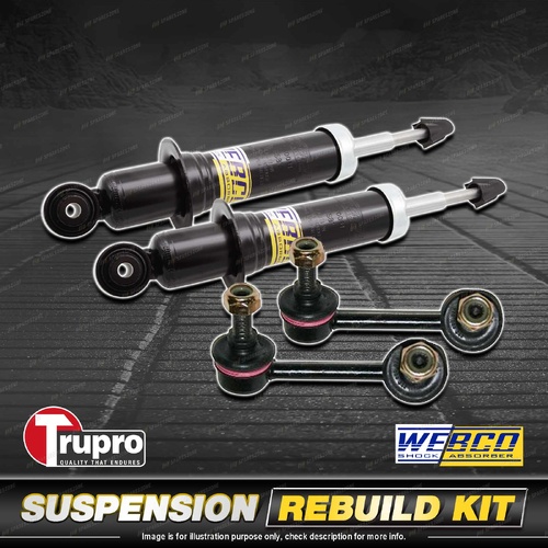 Rear Webco Shock Absorber Trupro Sway Bar Link Kit for Honda CR-V RD7 01-06
