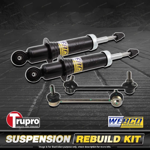 Front Webco Shock Absorber Trupro Sway Bar Link Kit for Mazda 6 GH 2008-2012