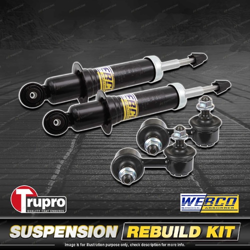 Rear Webco Shock Absorber Sway Bar Link Kit for Mitsubishi Outlander ZE ZF 03-06