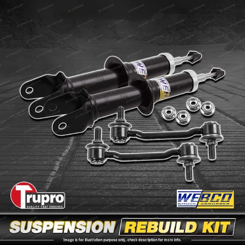 Front Webco Shock Absorber Trupro Sway Bar Link Kit for Hyundai Sonata NF 05-10