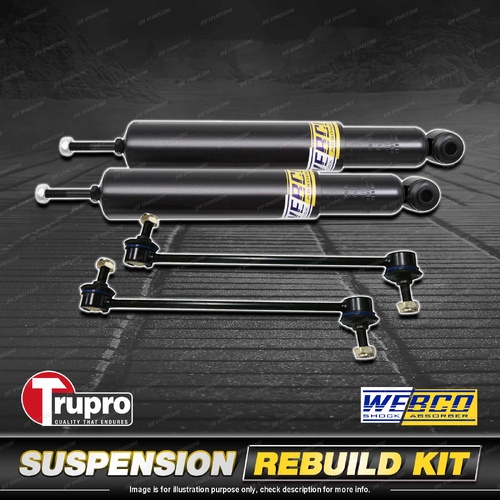 Rear Webco Shock Absorber Trupro Sway Bar Link Kit for Mazda MPV LW Wagon 99-06
