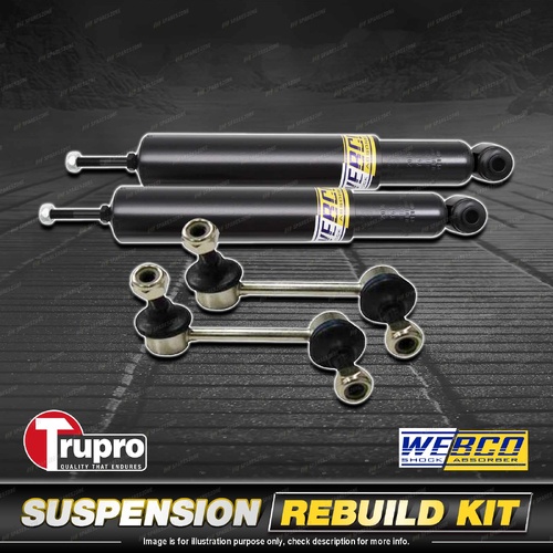 Rear Webco Shock Absorber Sway Bar Link Kit for Mitsubishi Outlander ZG ZH 06-12