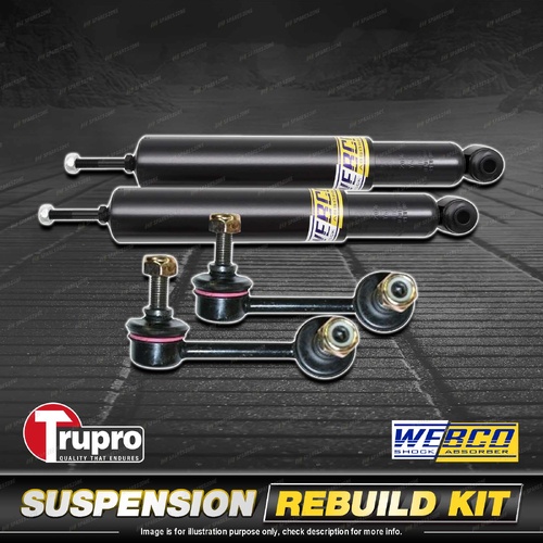 Rear Webco Shock Absorber Trupro Sway Bar Link Kit for Nissan Maxima J31 03-09