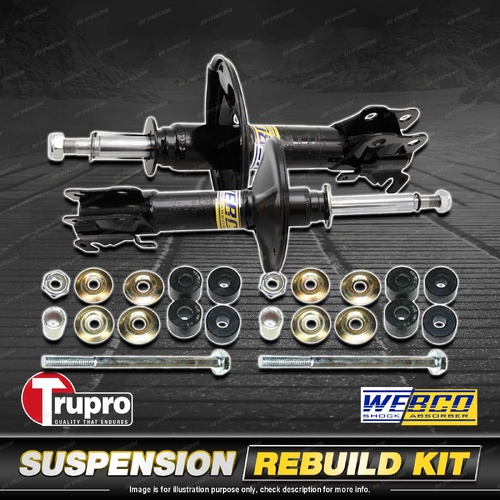 Front Webco Shock Absorber Sway Bar Link Kit for Mitsubishi Lancer CC CE 93-03